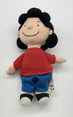 Snoopy Peanuts 6 Zoll Lucy Beanie weiches Plüschtier goldener Bär UK