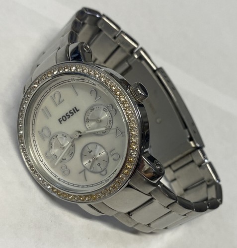 Women's Fossil Calendar Watch Sparkle 