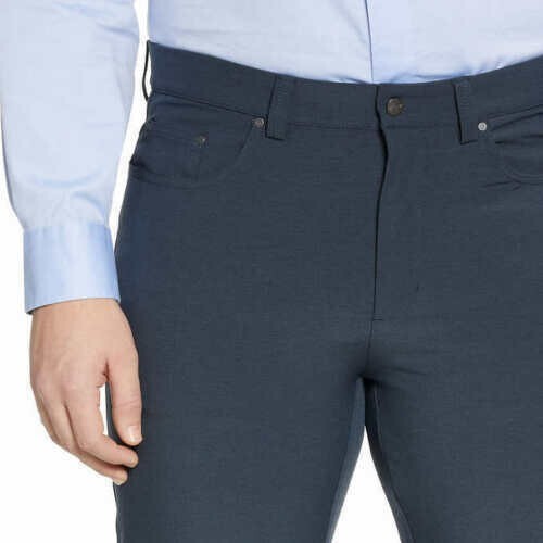 Greg Norman Ultimate Classic Pantalon de voyage pour homme, Homme, bleu, 32W x 30L