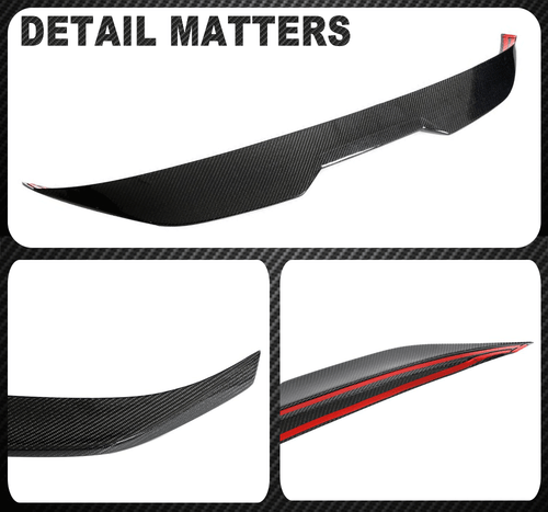 Spoiler posteriore in carbonio ala posteriore spoiler labbro per BMW G42 M235i M240i G87 M2 Coupè - Foto 12 di 12
