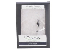 Dwarvin DVFLRRX201 N Scale Fiber-Lit Railroad Crossing