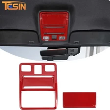 2pcs Top Reading Light Lamp Trim For Ford Mustang 2024+ EcoBoost GT Accessories