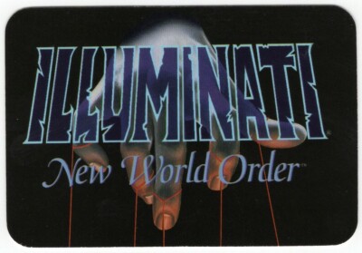 イルミナティカード　Eat the Rich Eat The Rich! Card New World Order Illuminati RARE INWO Steve