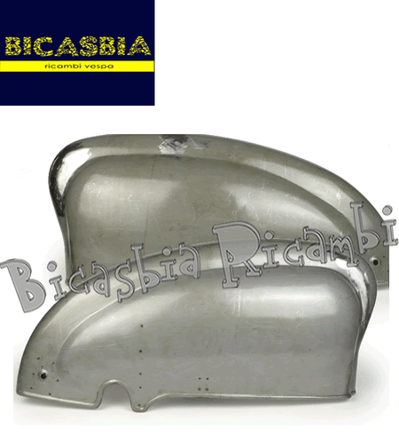 11174 - Pair Engine Hoods with Ventilation Holes Lambretta 125 150 LI Series 1 2