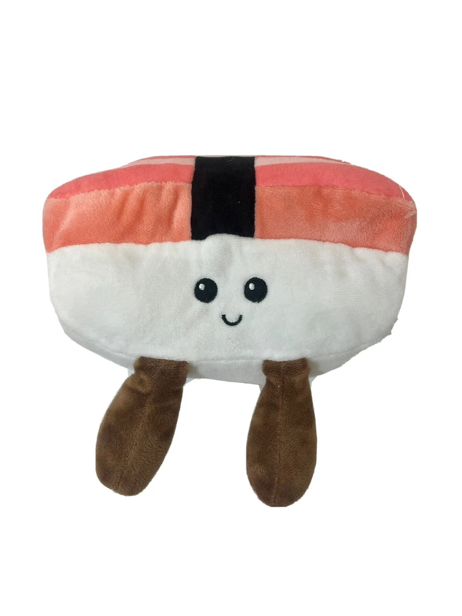 Kawaii Sushi Pink Smiling Nigiri Plush Stuffed Animal Cute