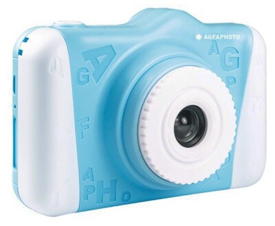AGFA PHOTO Kids REALIKIDS Mk.2 Digitalkamera in Blau für Kinder 3,5'' LCD (UK)