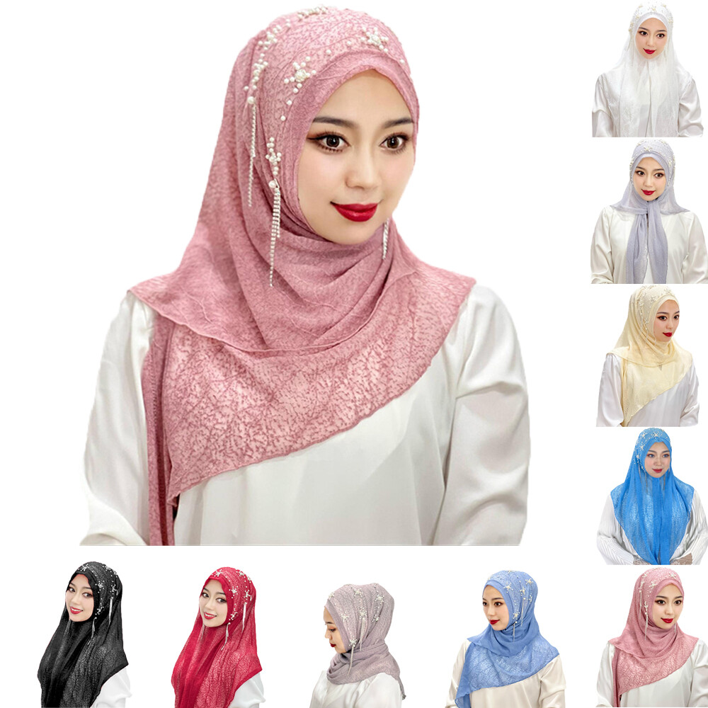 Buy Premium Maxi Cotton Crinkle Hijab Head Scarf Shawl Wrap For Women Online In India - Foto 2