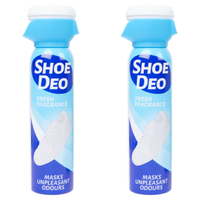 2X 200Ml Schuhdeo Shoe Deo Schuhspray FüR Frische Schuhe & Sneaker Stoppt Geruch