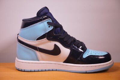 靴 NIKE AIR JORDAN 1 RETRO HIGH UNC PATENT Jordan 1 Retro High UNC Patent | eBay