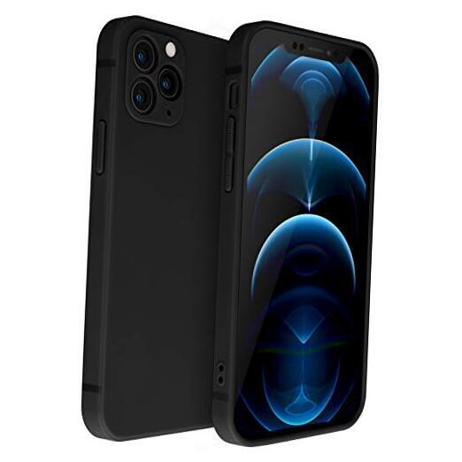 iPhone 12 Pro Max Case Compatible with iPhone 12 Pro Max Matte Classic Black