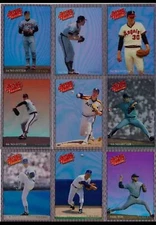 1993 Nolan Ryan Recollections Whataburger 3-D Triad Complete 9-card Set