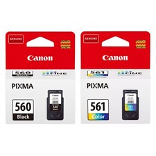 Canon PG560 Black & CL561 Colour Ink Cartridge For PIXMA TS5351i Printer