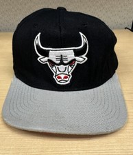 Mitchell  Ness Chicago Black Gray Bulls Windy City Snapback Hat Baseball Cap
