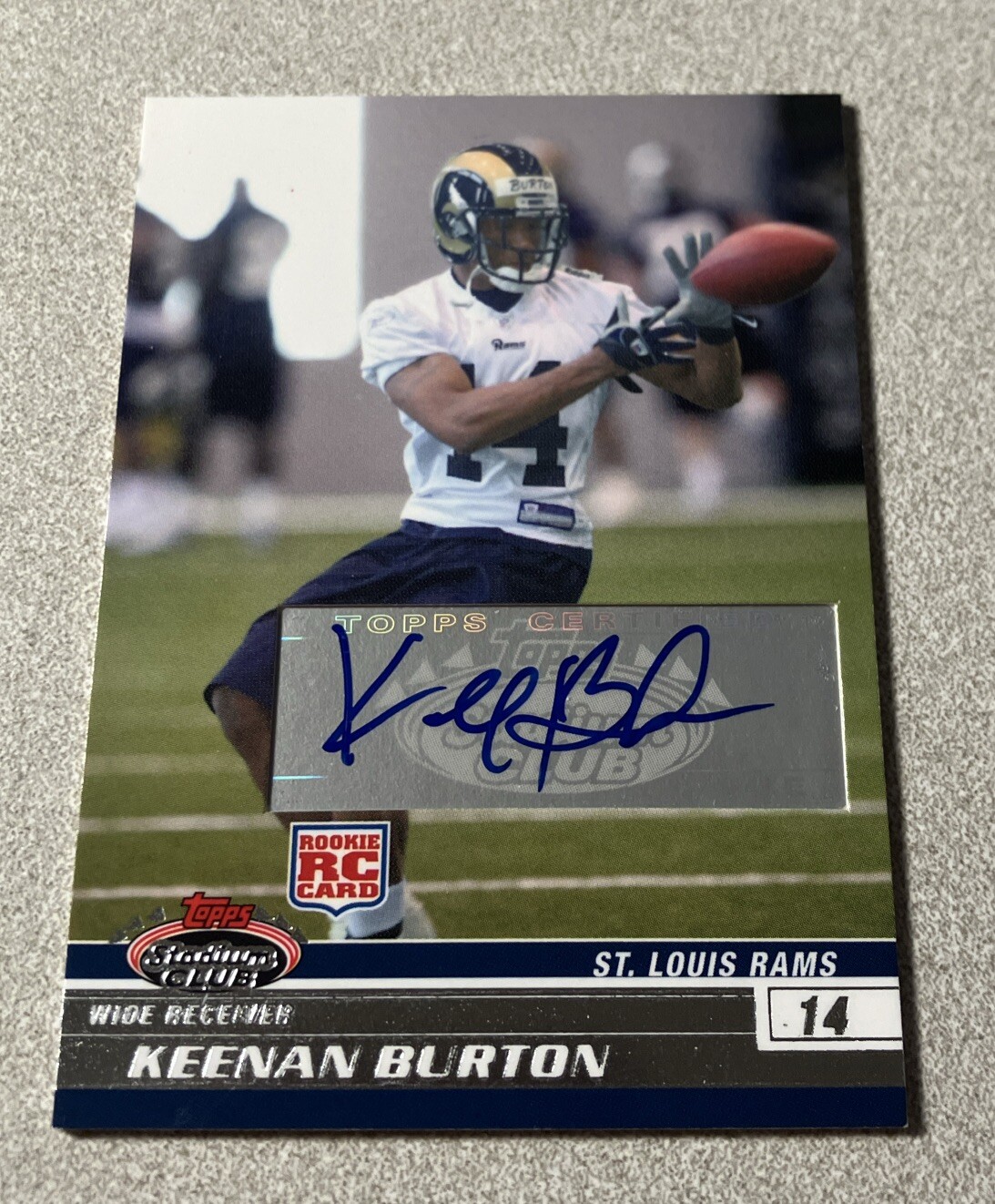 Keenan Burton card image