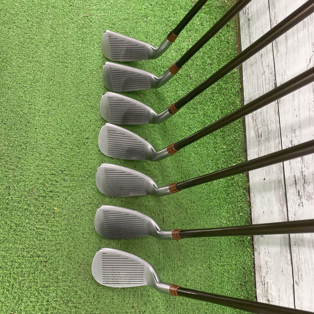 レディース ホンマ LB-606 黒七宝 6〜Sw Lフレックス 7本セット 【公式