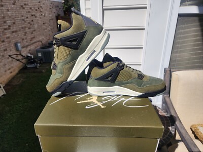 Size 11.5 - Jordan 4 SE Retro Low Craft - Olive