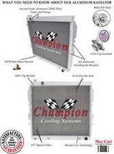 2000 2001 2002 2003 2004 2005 2006 Toyota Tundra 3 Row Champion Adv Radiator