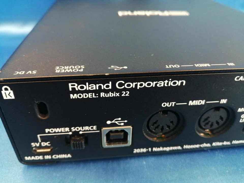 Roland Rubix 22 USB Audio Interface Used Tested Free Shipping from Japan - Image 4 of 4