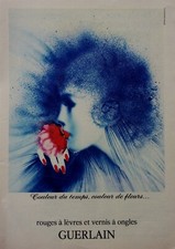 publicite    maquillage    GUERLAIN     ANNEE 1976    N°A 4390