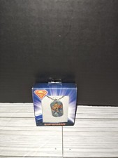 DC Comics Jacmel Jewelry Superhero Dog Tag Necklace Superman Graphic New