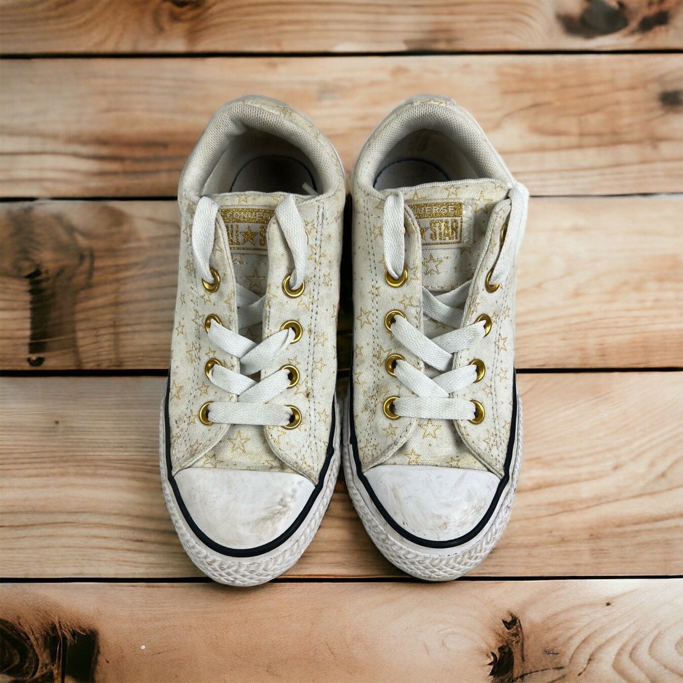 Converse All Stars Sneakers CT Street White Casual Shoes Size 2