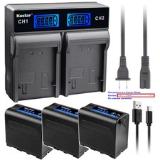 Kastar LCD Rapid Charger Battery for Sony NP-F960 Sony CCD-TR3100 CCD-TR3200