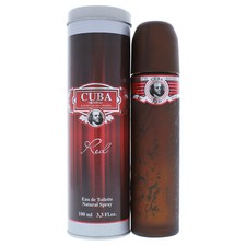 2 Pack Cuba Red by Cuba for Men - 3.3 oz EDT Spray
