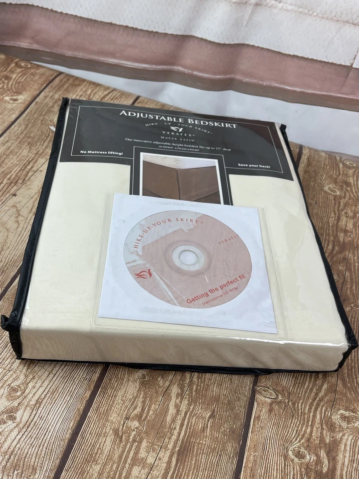 Falda Cama Ajustable Veratex Cal.King, Color Chocolate "Sube Tu Falda"  Foto 4 de 4