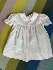 Vintage Girls Bryan Dress Pink With Lace 24 Months 2T