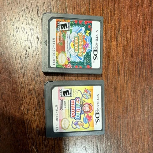 Nintendo Gardening Mama & Crafting Mama Nintendo DS Cooking Mama Series Games