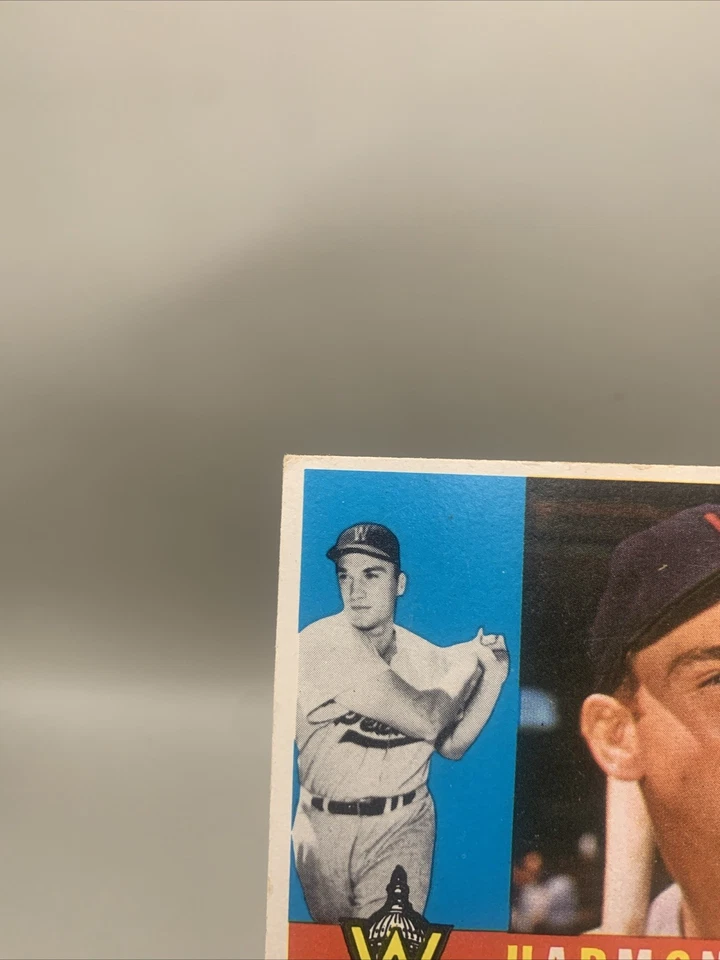 1960 Topps - Harmon Killebrew #210 Senators casi nuevo aturdidor centrado sin pliegues Foto 3 de 4