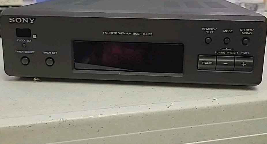 Sintonizador estéreo Sony ST-H3600 FM/AM - De colección 1991 hecho en Japón, sin probar Foto 2 de 4