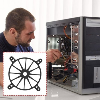 Desktop Computer Case Fan Dust Cover Heat Dissipation Protective Guard