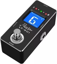Rowin LT-901 Chromatic Guitar Tuner Pedal True Bypass Ultra-Fast Tuning LED Bass