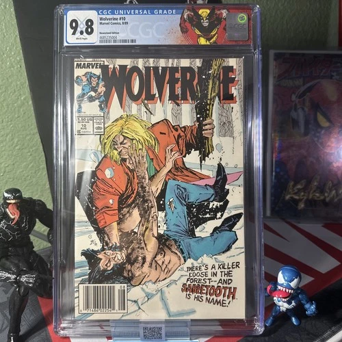 Wolverine #10 CGC 9.8-Newsstand-White Pages-Custom Label-Freshly Graded