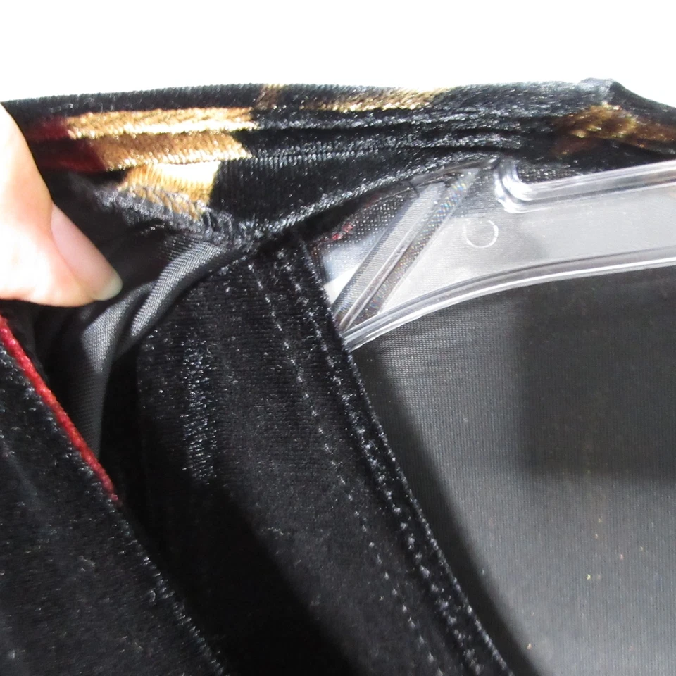 Laura Scott Top Plus 16 18 Dark Floral Velvet Whimsigoth Grunge Y2K Vintage Vamp - Image 4 of 4