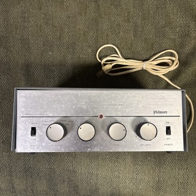 Philmore SA1400 Vintage Silver Tube Hi-Fi Stereo Integrated Amplifier 
