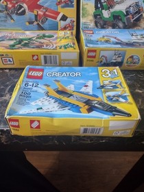 LEGO Lot Creator 3-in-1 31047 Propeller Plane 31058 31045 31037 31042 Lot Of 5