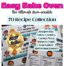 Easy Bake Oven Recipes Flashcard Set 70 From-Scratch Recipes