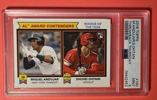 Shohei OHTANI RC PSA 9 2018 Topps TBT Miguel Andujar Throwback Thursday Rookie