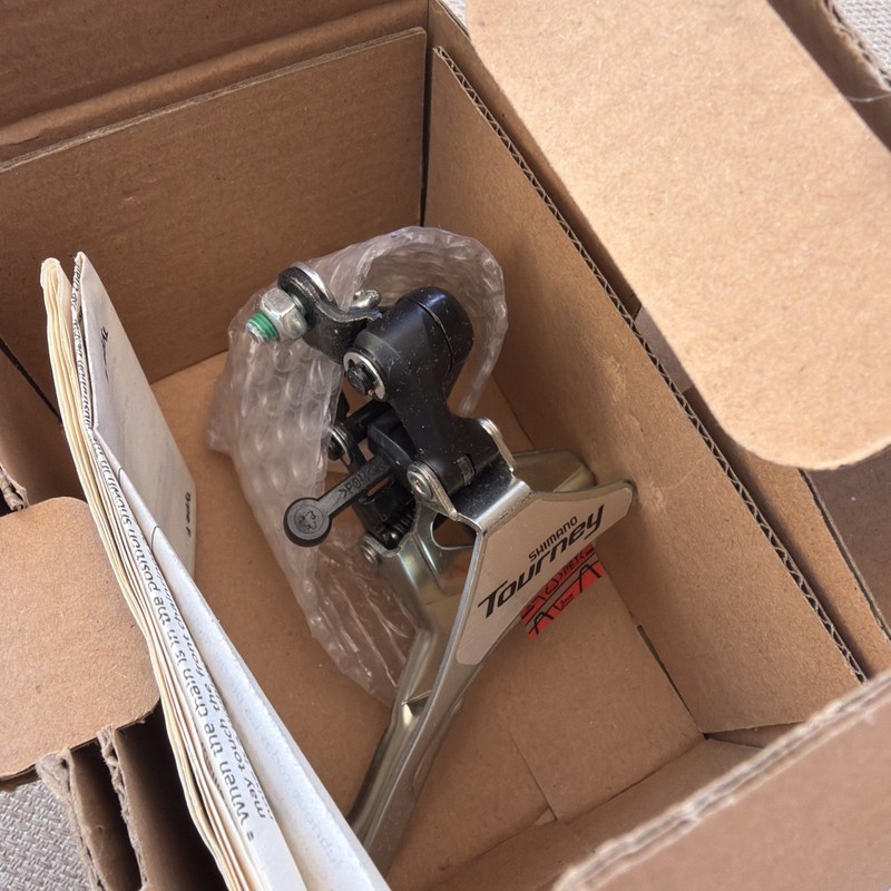 Shimano FD-TY300 Tourney Front Derailleur 6/7 Speed 28.6/31.8mm Down Pull X4 -h