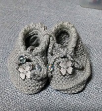 Babyschuhe, gestrickt, Handarbeit, Geschenk, Socken, Geburt, Puppe