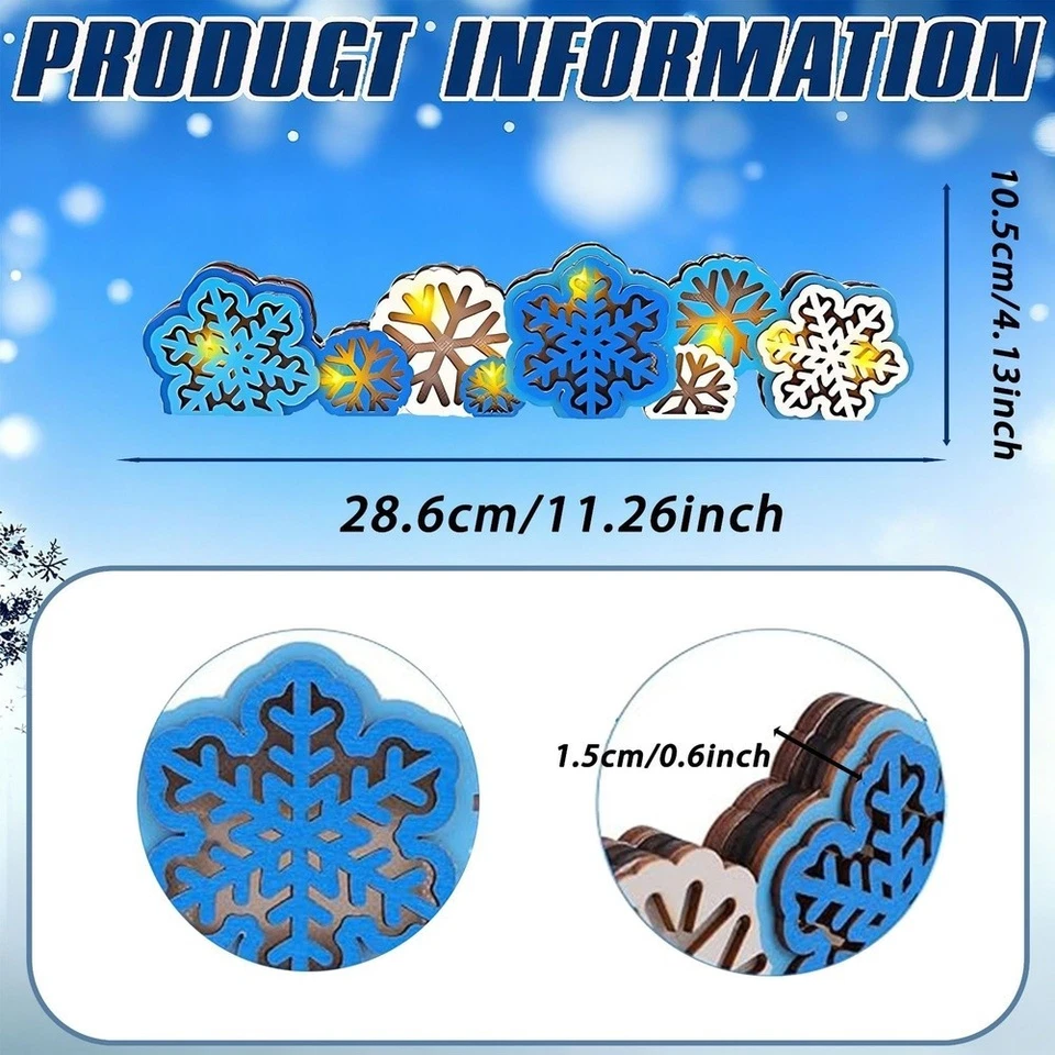 Winter Home Decor Compact Tabletop Decoration Winter Themed Decoration - Bild 4 von 4