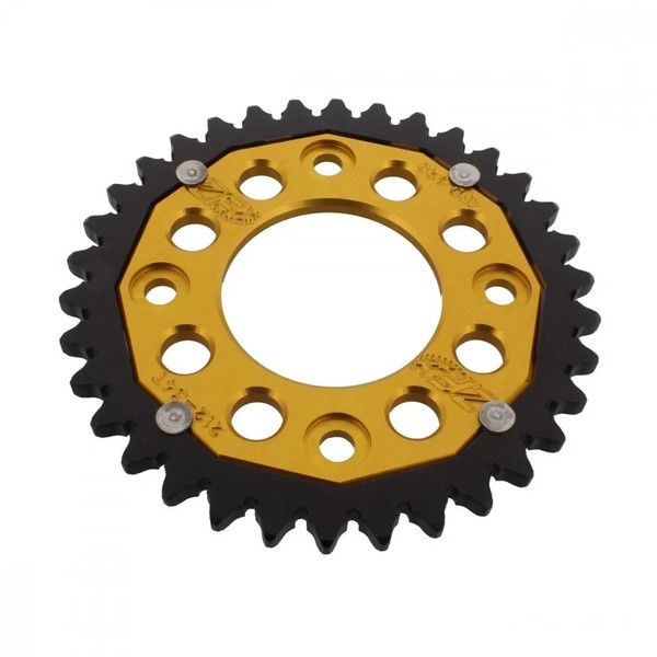 Kettenrad Alu Gold 34-ZäHne 420-Teilung FüR Honda MSX 125 A ABS Bj. 2017-2019-image