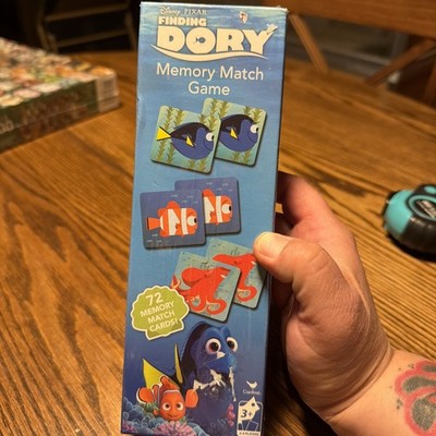 Finding Dory Memory Match Game With 72 Memory Match Cards Nemo Disney Pixar New!