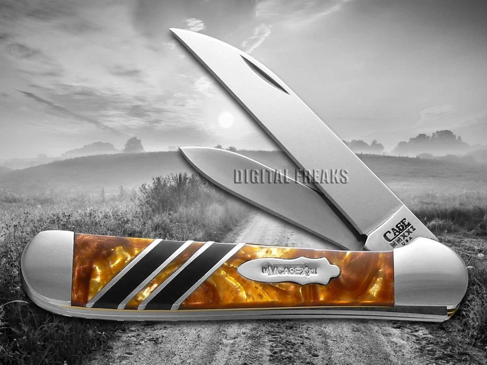 Navaja de Bolsillo Case xx Vault Copperhead 24K y Perla Negra Corelon 9249W-24KBLK Foto 2 de 4