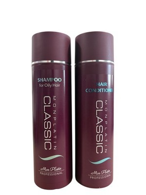 Mon Platin classic shampoo for oily hair + conditioner (500ml/ 17oz each)