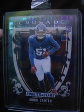 2025 Rookies And Stars Crusade Abdul Carter Rookie 156/210.. New York Giants