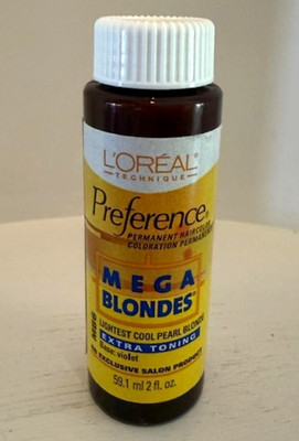 L'Oréal Prefrence Mega Blond MB6 Lightest Cool Pearl Blonde- 2 oz - Fast