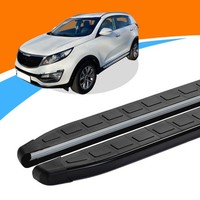 Trittbretter Passend FüR Kia Sportage Ab Baujahr 2015 - 2021 Dolu Schwarz Mit AB